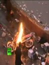 Cairo clashes video_ Egypt riot cops fire tear gas, rubber